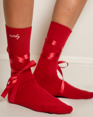Love socks - Red
