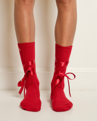 Love socks - Red