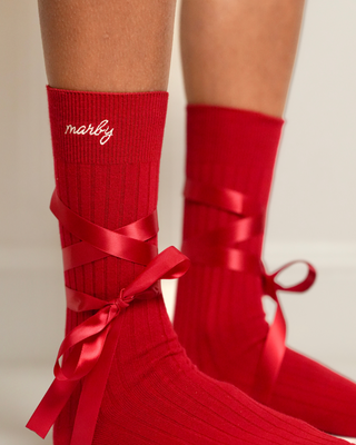 Love socks - Red