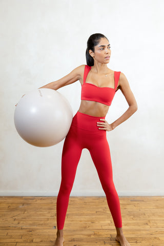 Marby a Day legging - Love Red