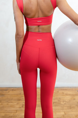 Marby a Day legging - Love Red