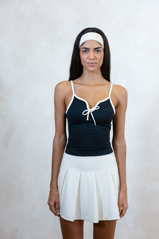 The 90s Bow Top - Black