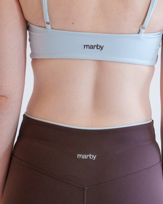 The U Neck Bra - Slate Blue