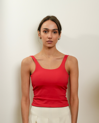 City girl top - Love Red