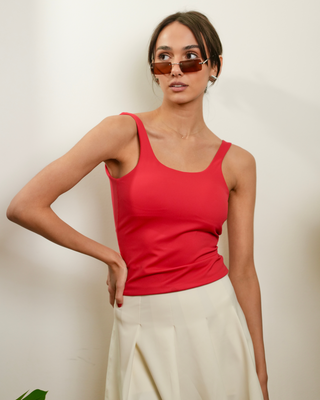 City girl top - Love Red