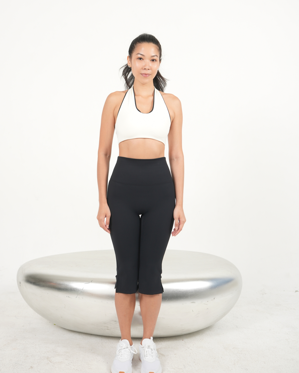 The Flared Capri Leggings