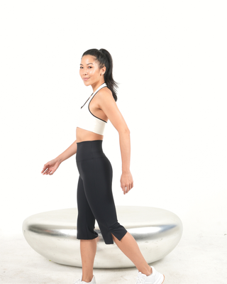 The Flared Capri Leggings