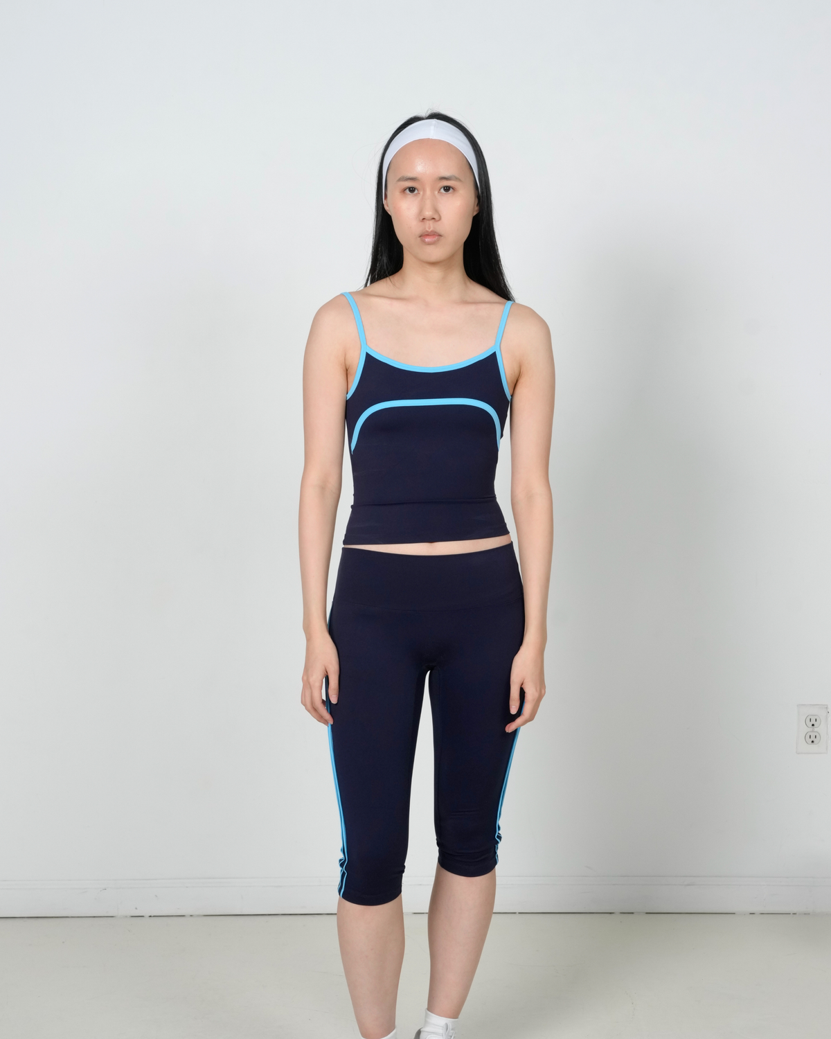 Studio 84 Tank - Navy/Lake Blue