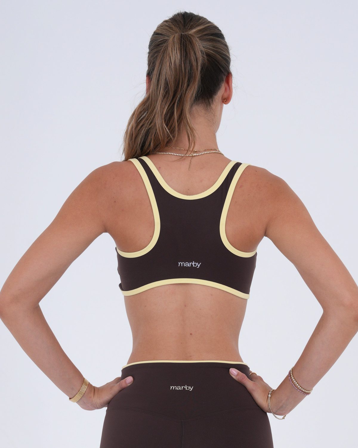 The Perfect Racerback - Espresso/Butter
