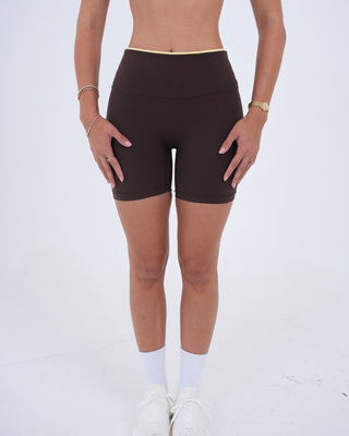 My Contrast Shorts - Espresso/Butter