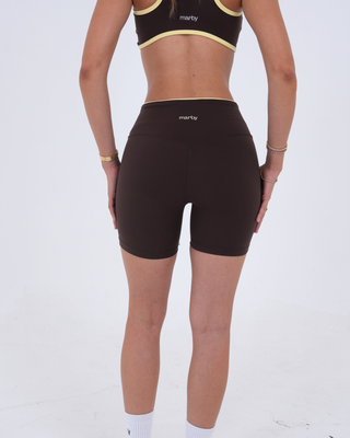 My Contrast Shorts - Espresso/Butter
