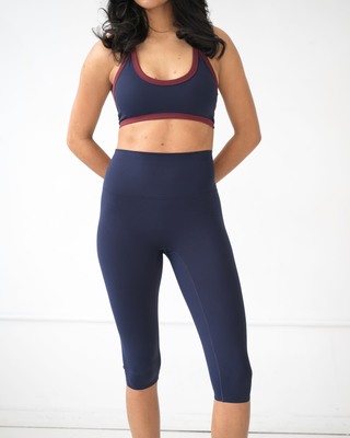 The Capri Leggings - Midnight