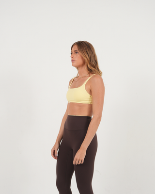 The Basic Square Neck Bra - Butter