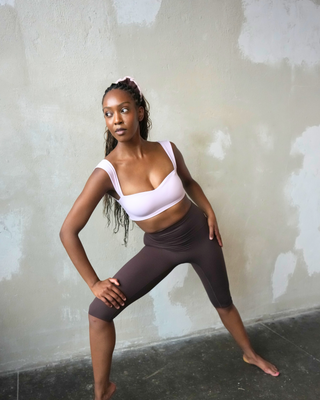 The Capri Leggings - Espresso Brown
