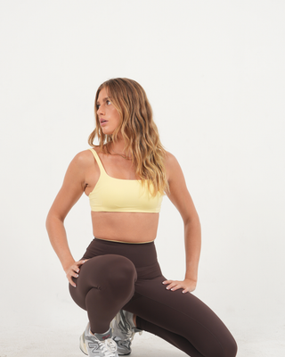 The Basic Square Neck Bra - Butter