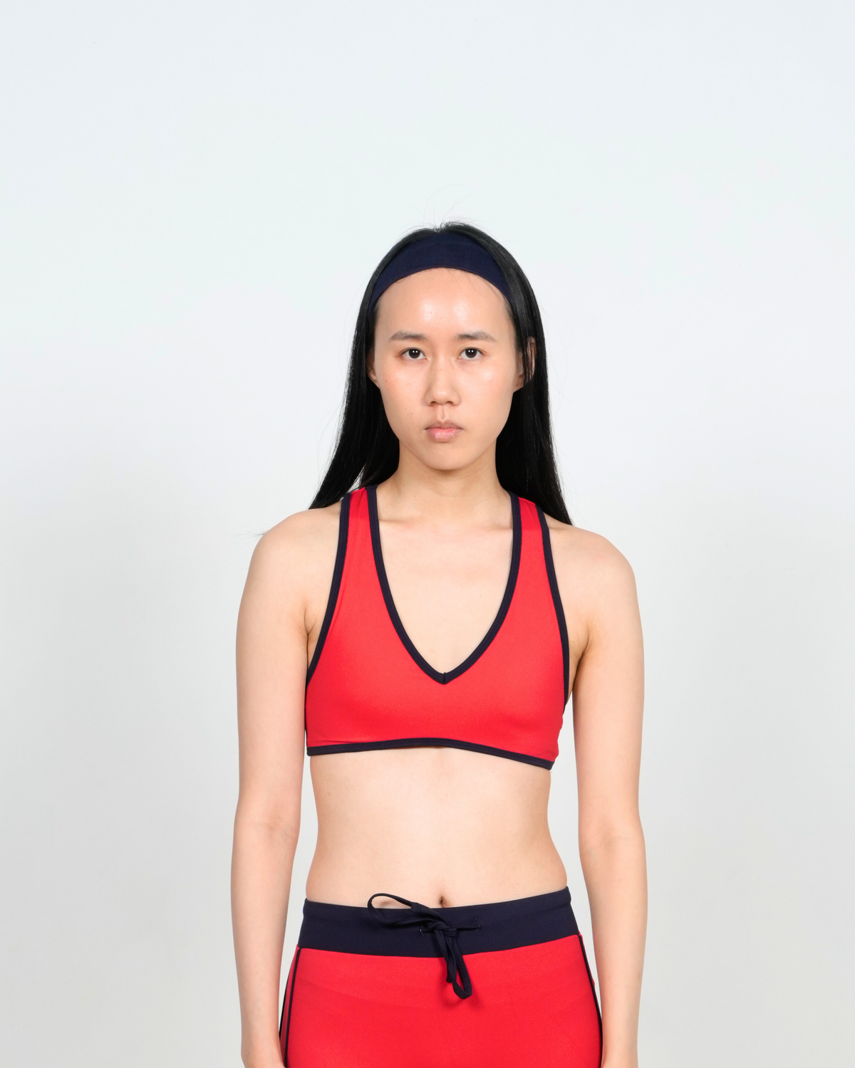 The Rally Bra - Red/Navy