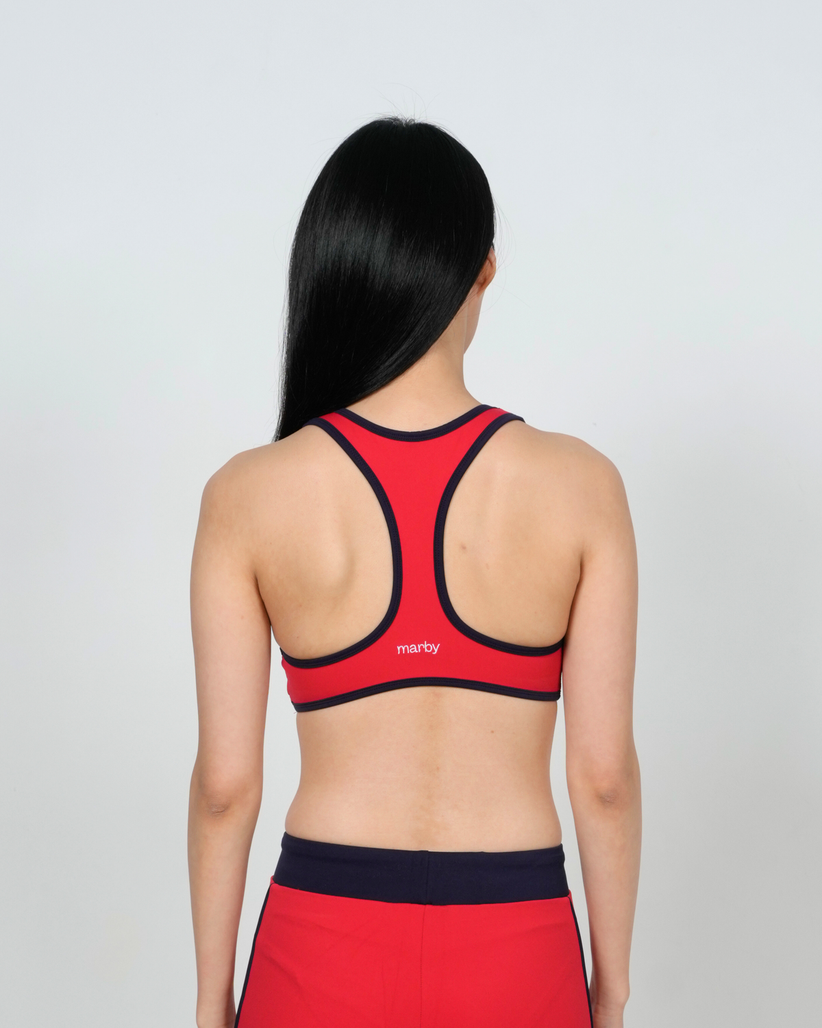 The Rally Bra - Red/Navy