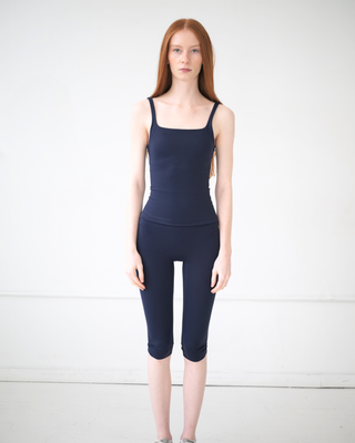 The Basic Square Neck Tank - Midnight