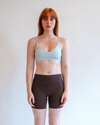 The U Neck Bra - Slate Blue