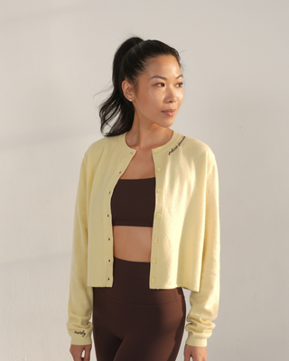 Pilates Princess Cardigan - Butter