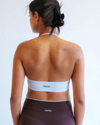 My Contrast Legging - Espresso/Slate Blue