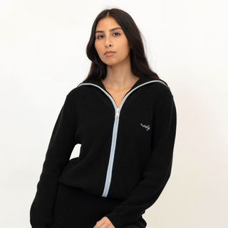 Cloud Sweatshirt with Initial in a Mirror