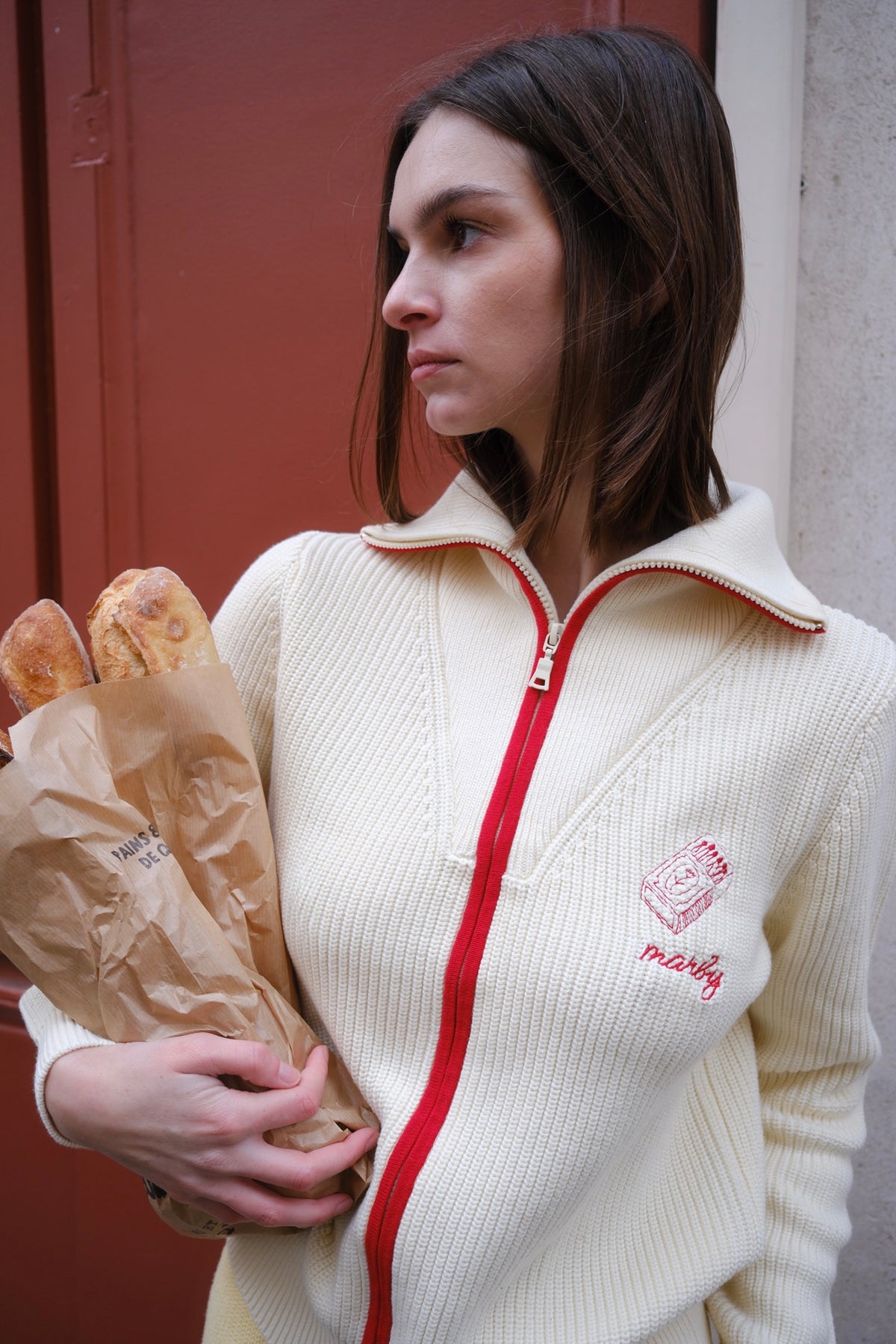 Cloud Sweatshirt with Matchbox Embroidery