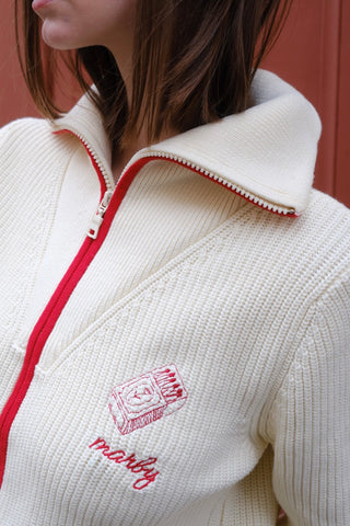 Cloud Sweatshirt with Matchbox Embroidery