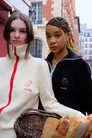 Cloud Sweatshirt with Matchbox Embroidery