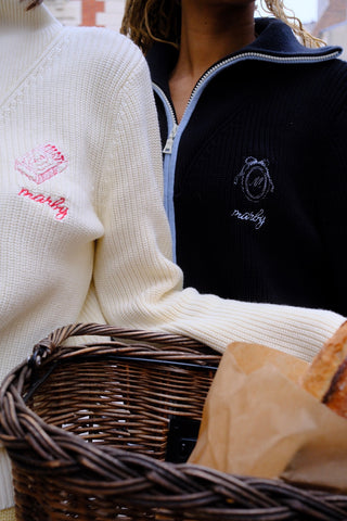 Cloud Sweatshirt with Matchbox Embroidery